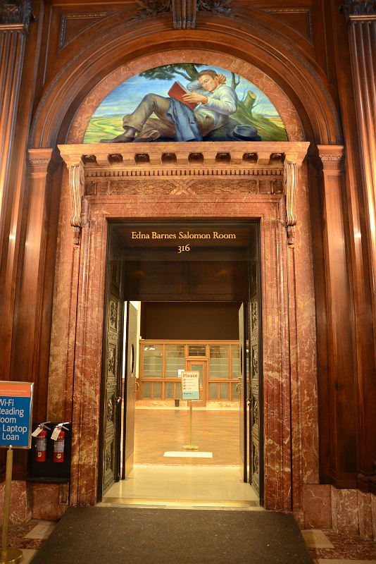24-1 Entrance to Edna Barnes Salomon Room From McGraw Rotunda New York City Public Library Main Branch